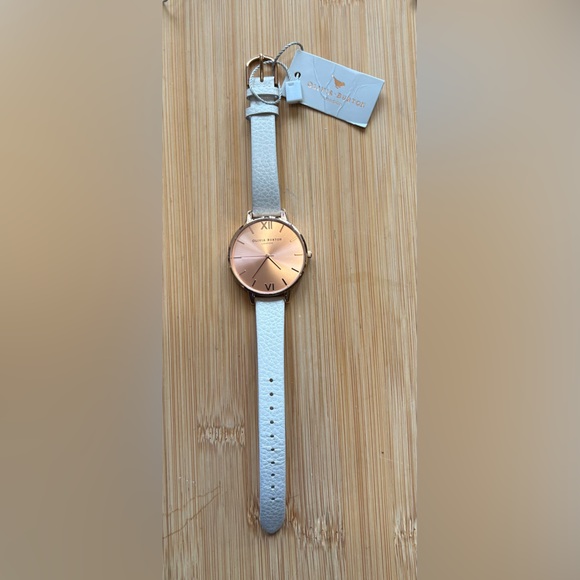 OLIVIA BURTON Rose Gold and Cream Watch main image 4